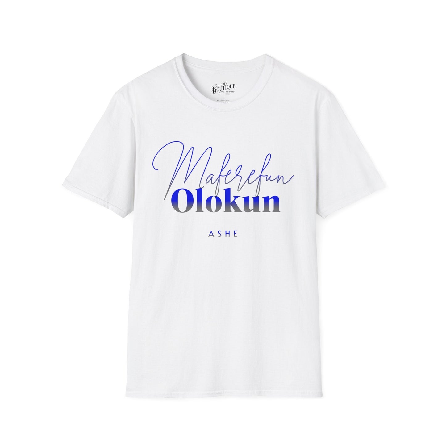 Maferefun Olokun "Ocean King in Africa" T-Shirt - Orisha Gift for Devotee or Godparent