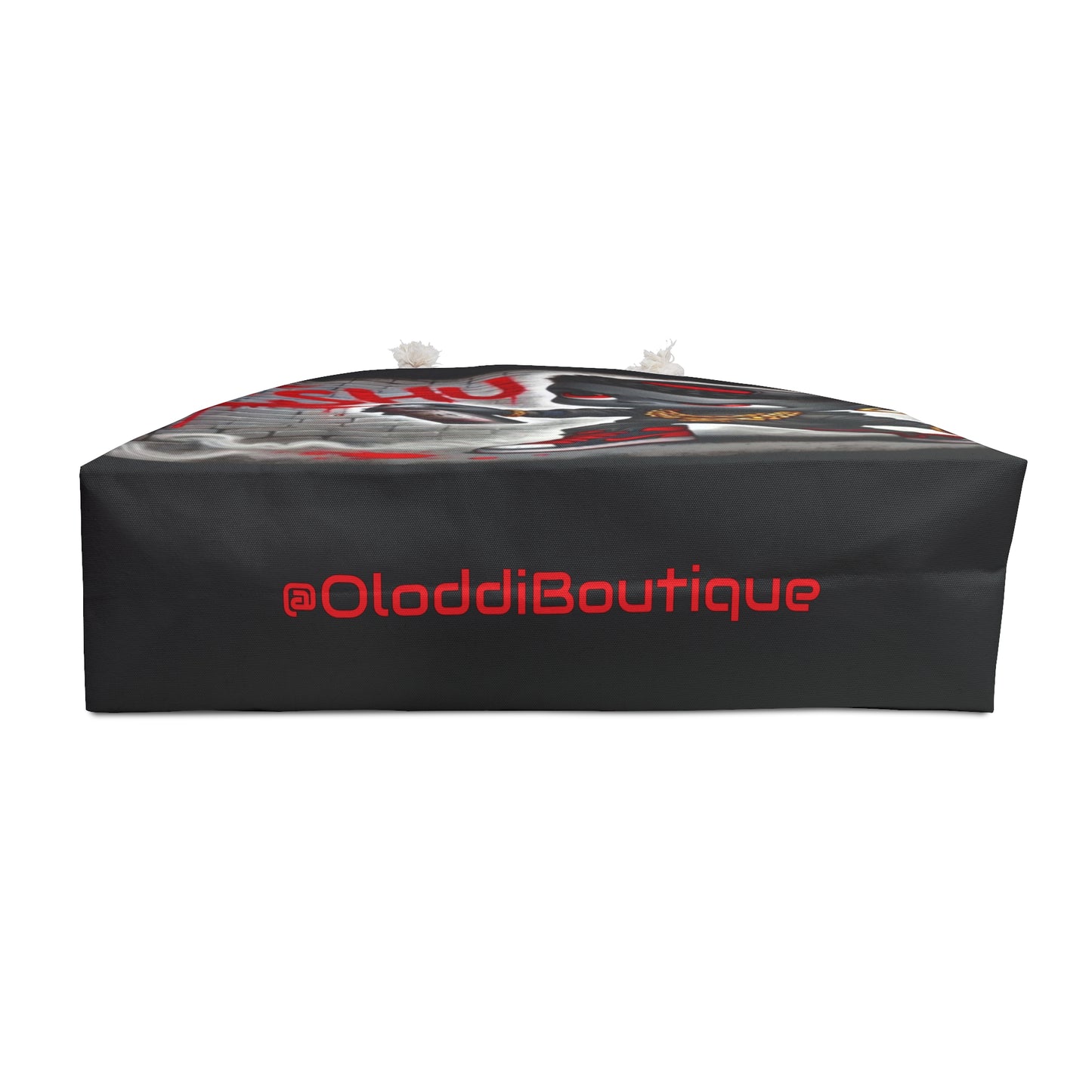 Street Art inspired Orisha ESHU Ladies Weekender Bag! On the Go Eshu bag! Gift for Devotee or Godparent!