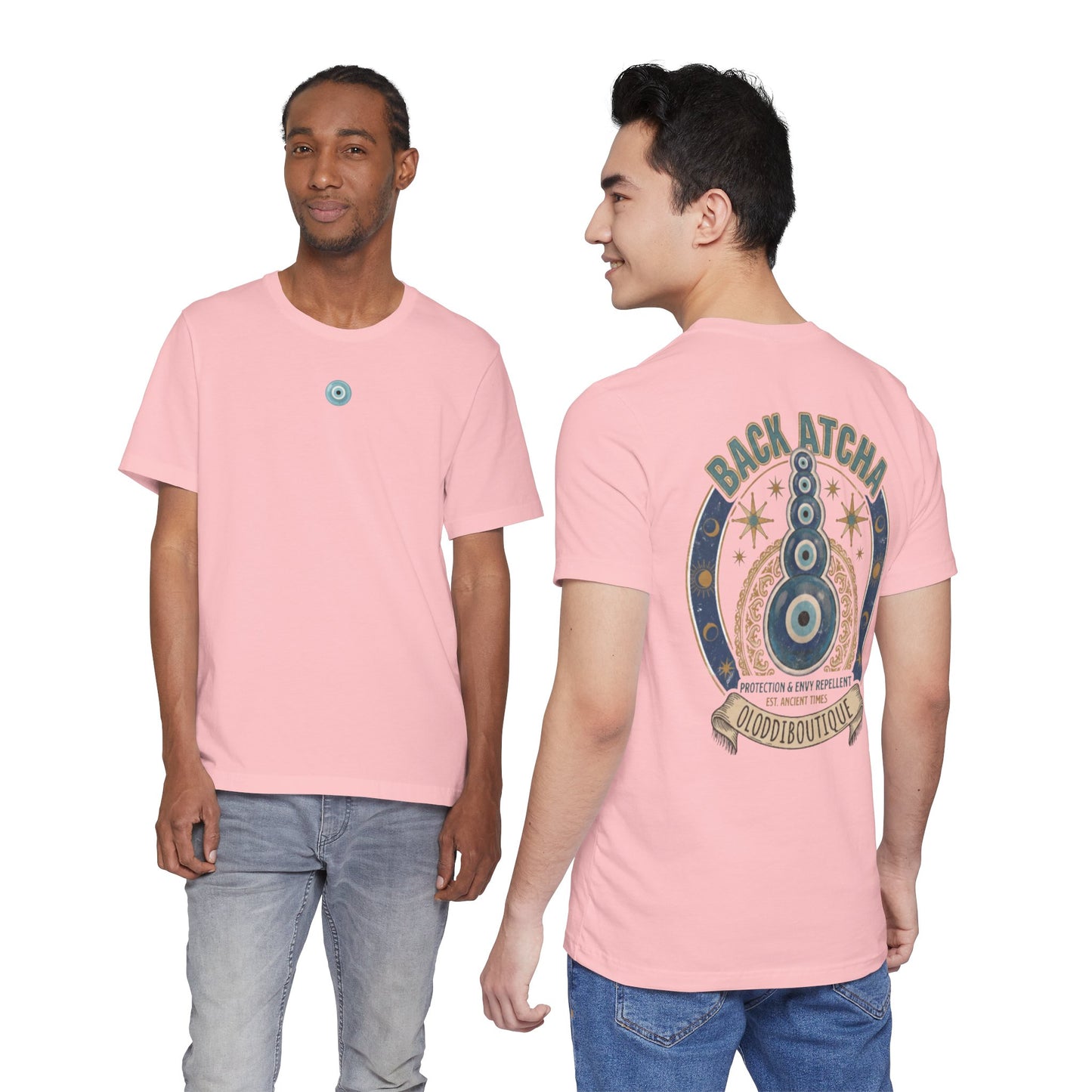 Back Atcha Evil Eye Tee — Protection & Energy Repellent Graphic T-Shirt