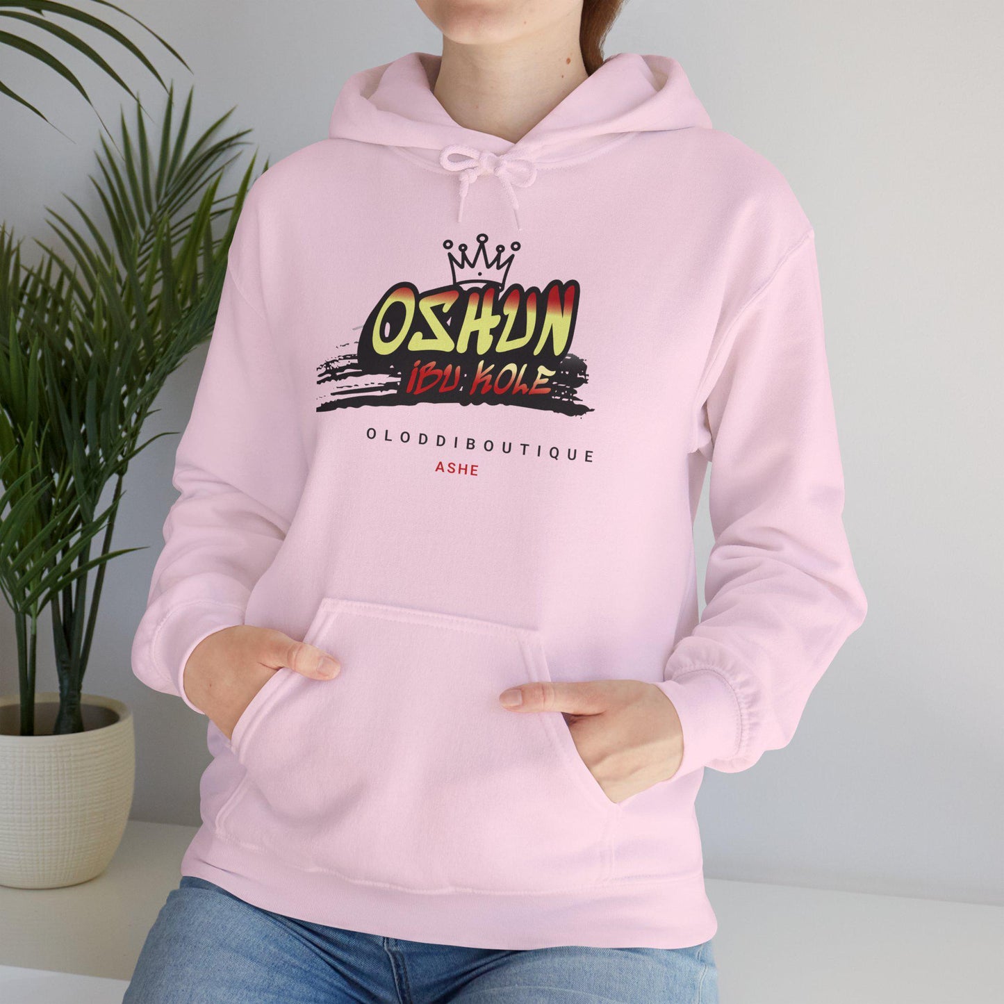 Oshun IBÚ KOLE, Orisha inspired Unisex Hoodie!! Gift for devotee or Godparent! Omo OSHUN hoodie!