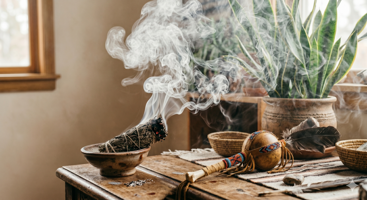 Sacred Sage & Indian Tobacco Cleansing (1 Hour)