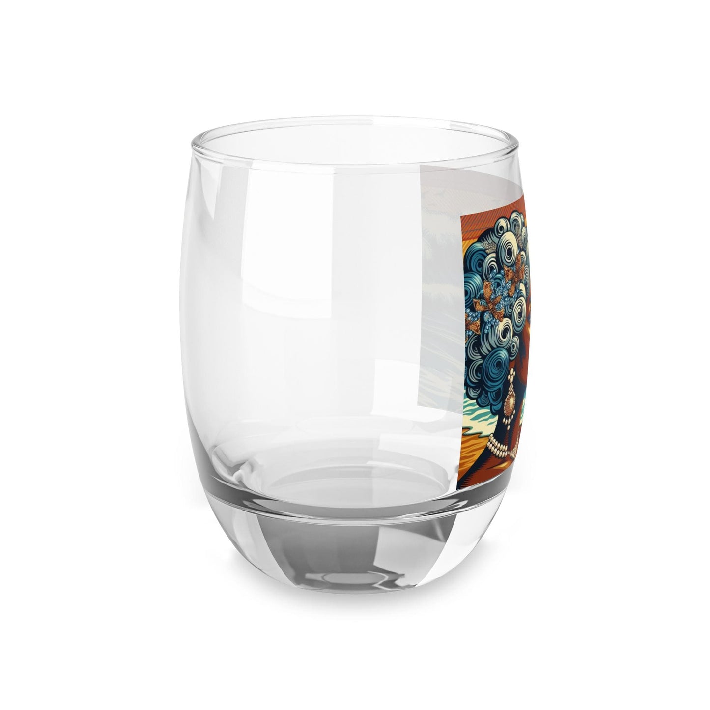 Yemaya “Cheers To” Whiskey Style Drinking Glass – Gift for Devotee or Godparent
