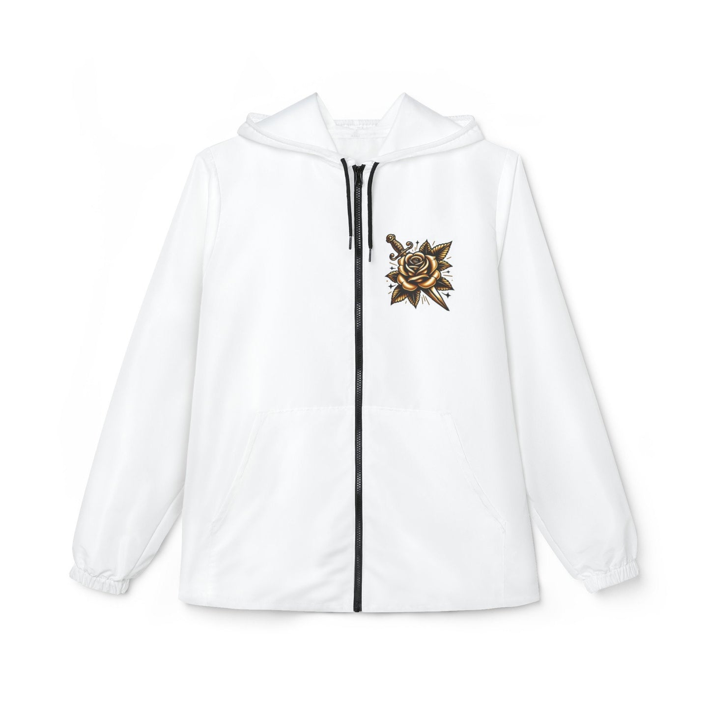 MaMa CHOLA "Skulls & Roses" Palo Mayombe White Windbreaker Jacket. Somos!