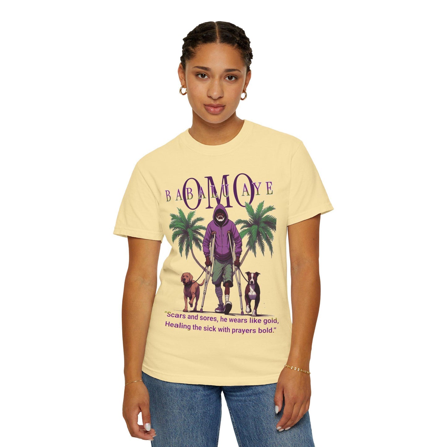 Omo BABALU AYE Afro-Spirituality Tshirt! Gift or Devotee or Godparent! Ashe Babalu aye tshirt!