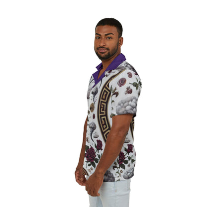 Orisha Oya Yansa Hawaiian Style Button Down Shirt - Gift for Devotee or Godparent