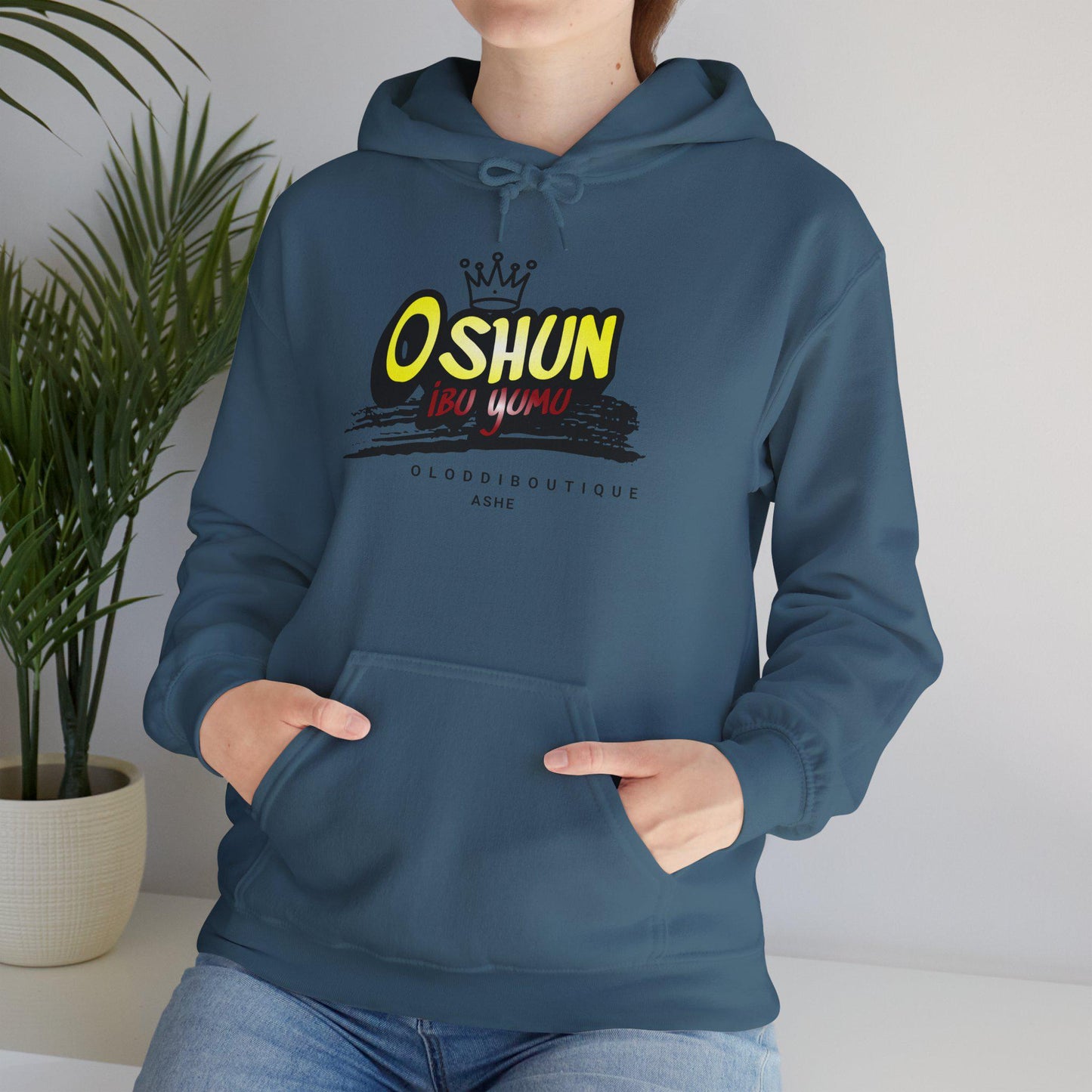 Oshun IBÚ YUMU, Orisha inspired Unisex Hoodie!! Gift for devotee or Godparent! Omo OSHUN hoodie!