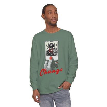 Polaroid Chango Long Sleeve Tee for Devotee & Godparent | Orisha Polaroid Collection
