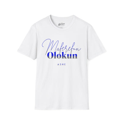 Maferefun Olokun "Ocean King in Africa" T-Shirt - Orisha Gift for Devotee or Godparent