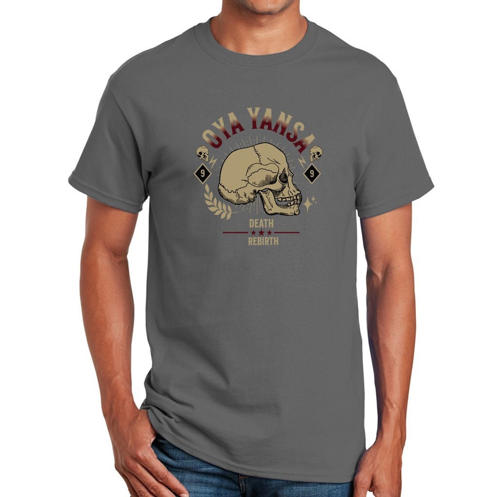 Orisha OYA Yansa Death and Rebirth Unisex Retro style number 9 Yoruba Lukumi Culture Spiritual Tshirt