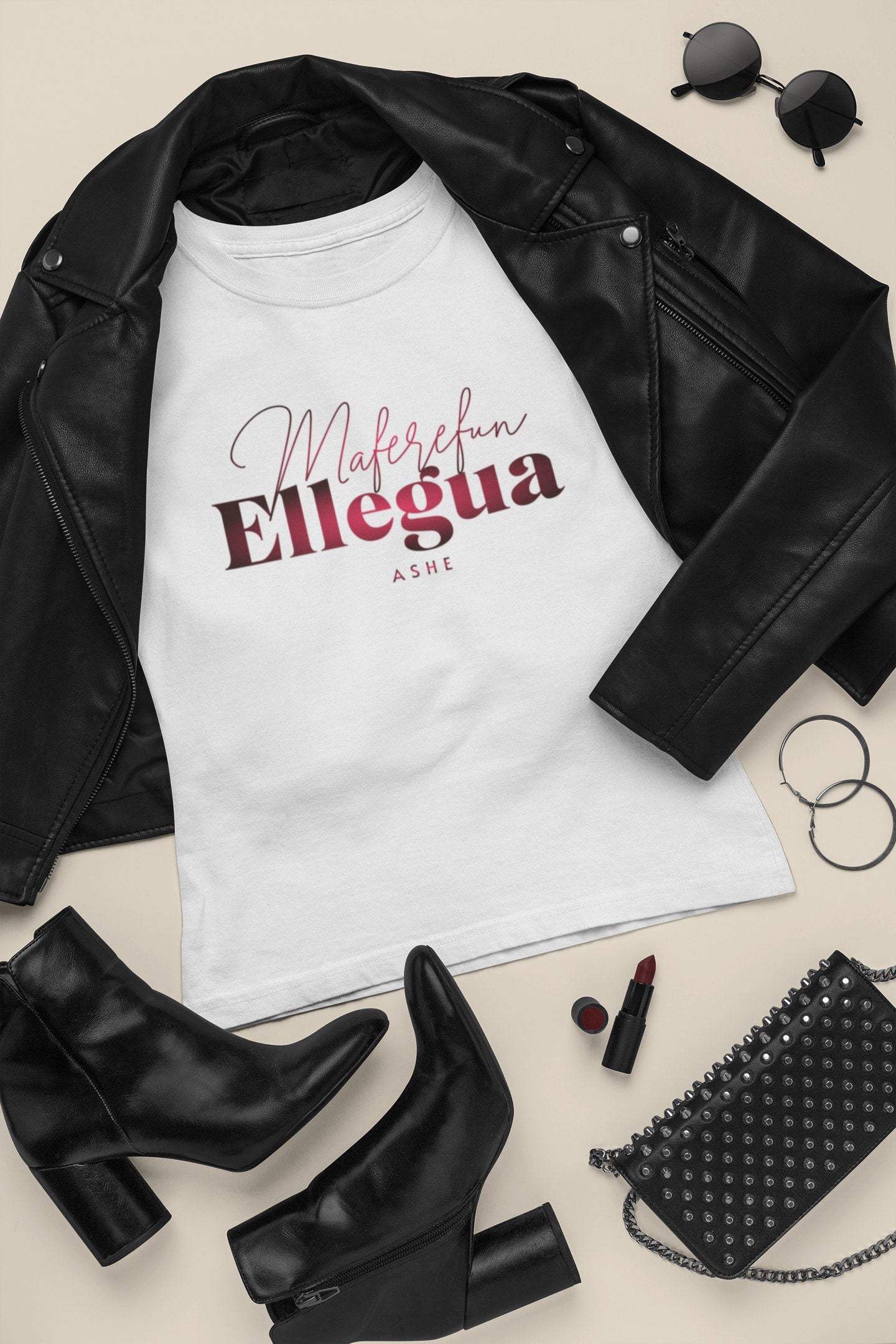 Maferefun ELLEGUA *A King in Africa* tshirt , Ashe Ellegua tee, Gift for devotee or godparent, omo ellegua!