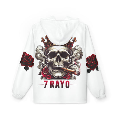 7 Rayo "Skulls & Roses" Palo Mayombe based WINDBREAKER Jacket!