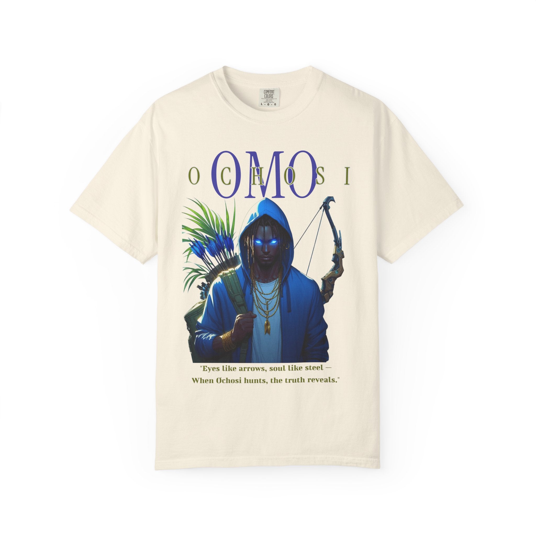 Omo OCHOSI Shirt, Afro-Spiritual Tee Gift for Godparent or Devotee , Orisha Inspired Comfort Colors T-Shirt