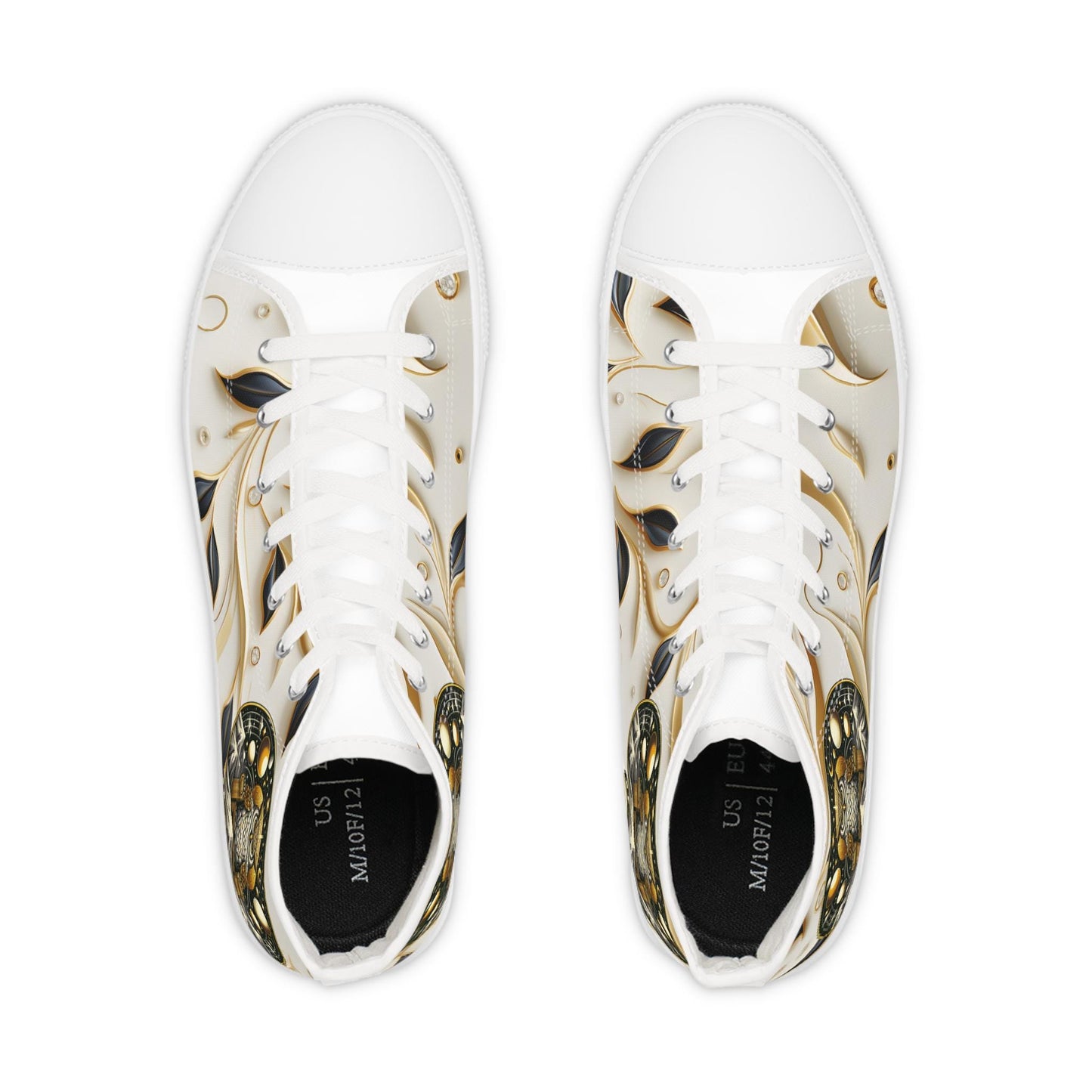 Orisha OBATALA "Calming Whites" High Top Sneakers! Gift for Devotee or godparent! Stylish Spiritual Footwear!