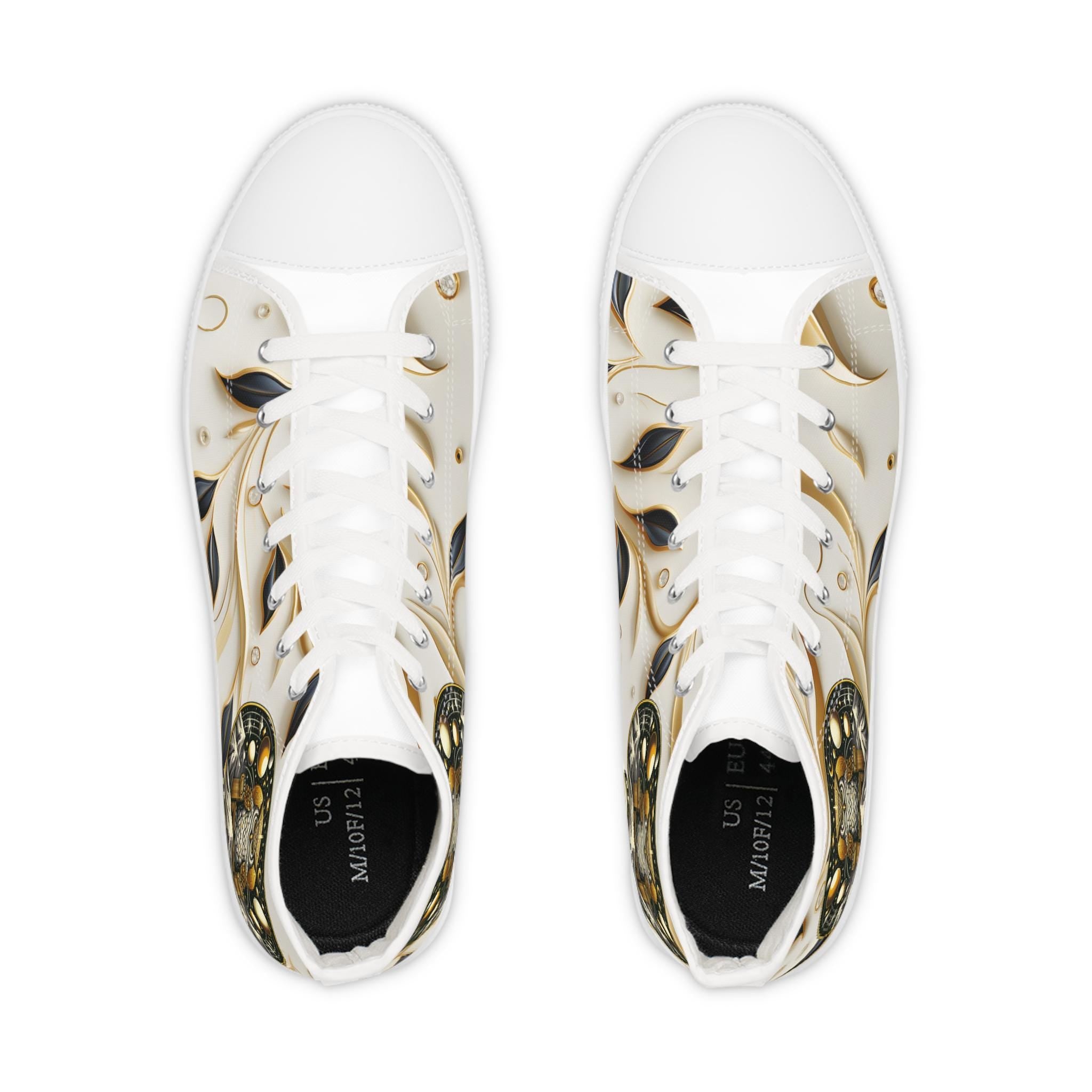 Orisha OBATALA "Calming Whites" High Top Sneakers! Gift for Devotee or godparent! Stylish Spiritual Footwear!