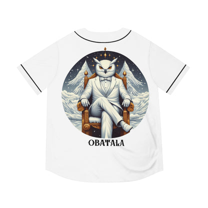 Ashe OBATALA Owl Jersey, Orisha based Urban Style Obatala cool Owl On Throne Jersey!