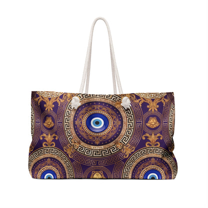 Nazar Evil Eye Weekender Bag — Violet