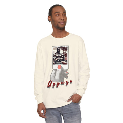 Polaroid Aggayú (Agayu) Long Sleeve Tee for Devotee & Godparent! Orisha Polaroid Collection