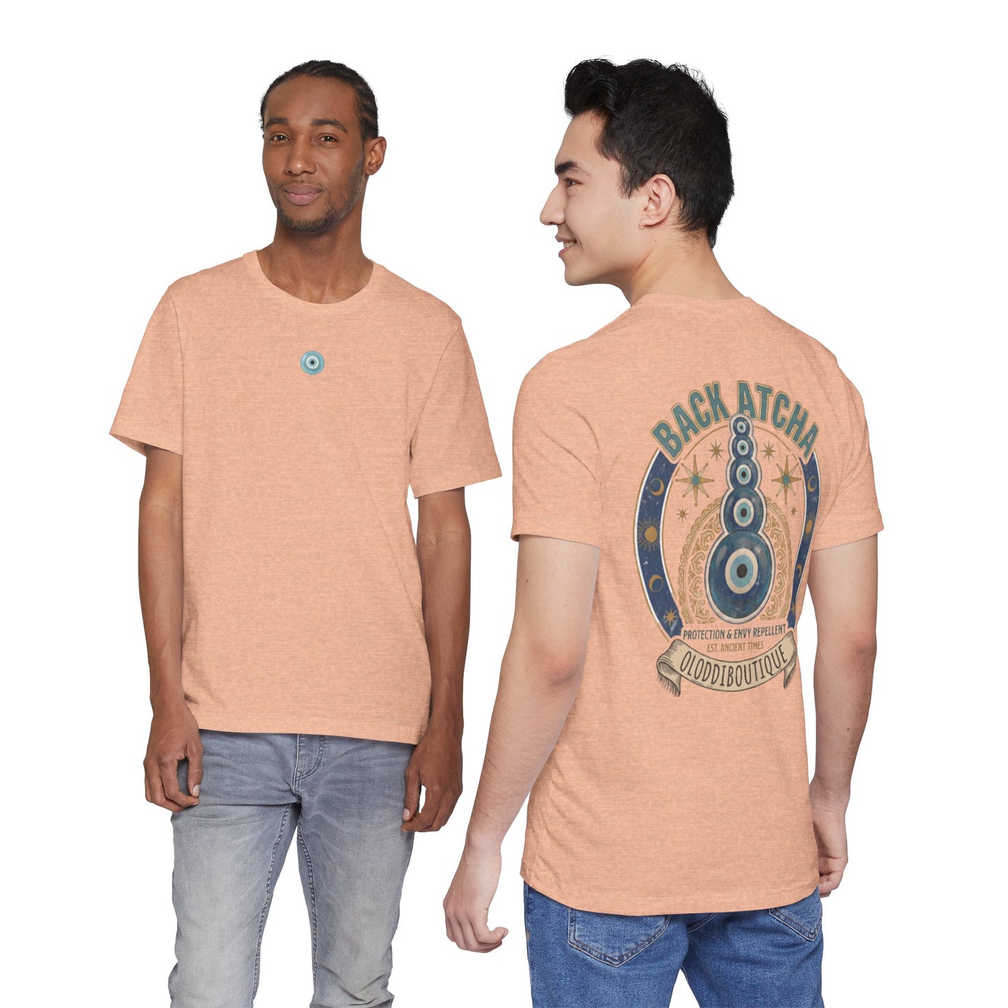 Back Atcha Evil Eye Tee — Protection & Energy Repellent Graphic T-Shirt