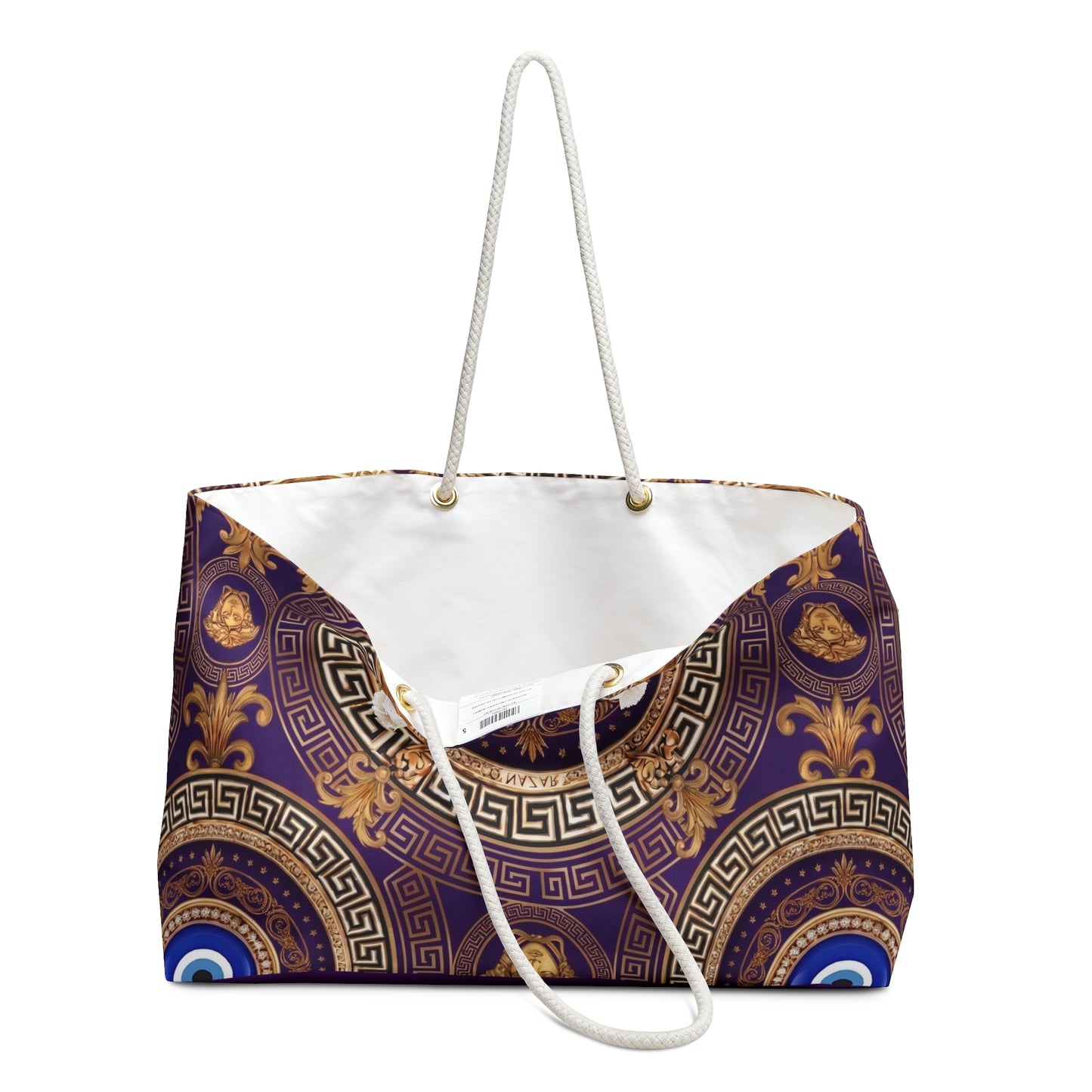 Nazar Evil Eye Weekender Bag — Violet