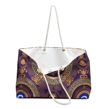 Nazar Evil Eye Weekender Bag — Violet