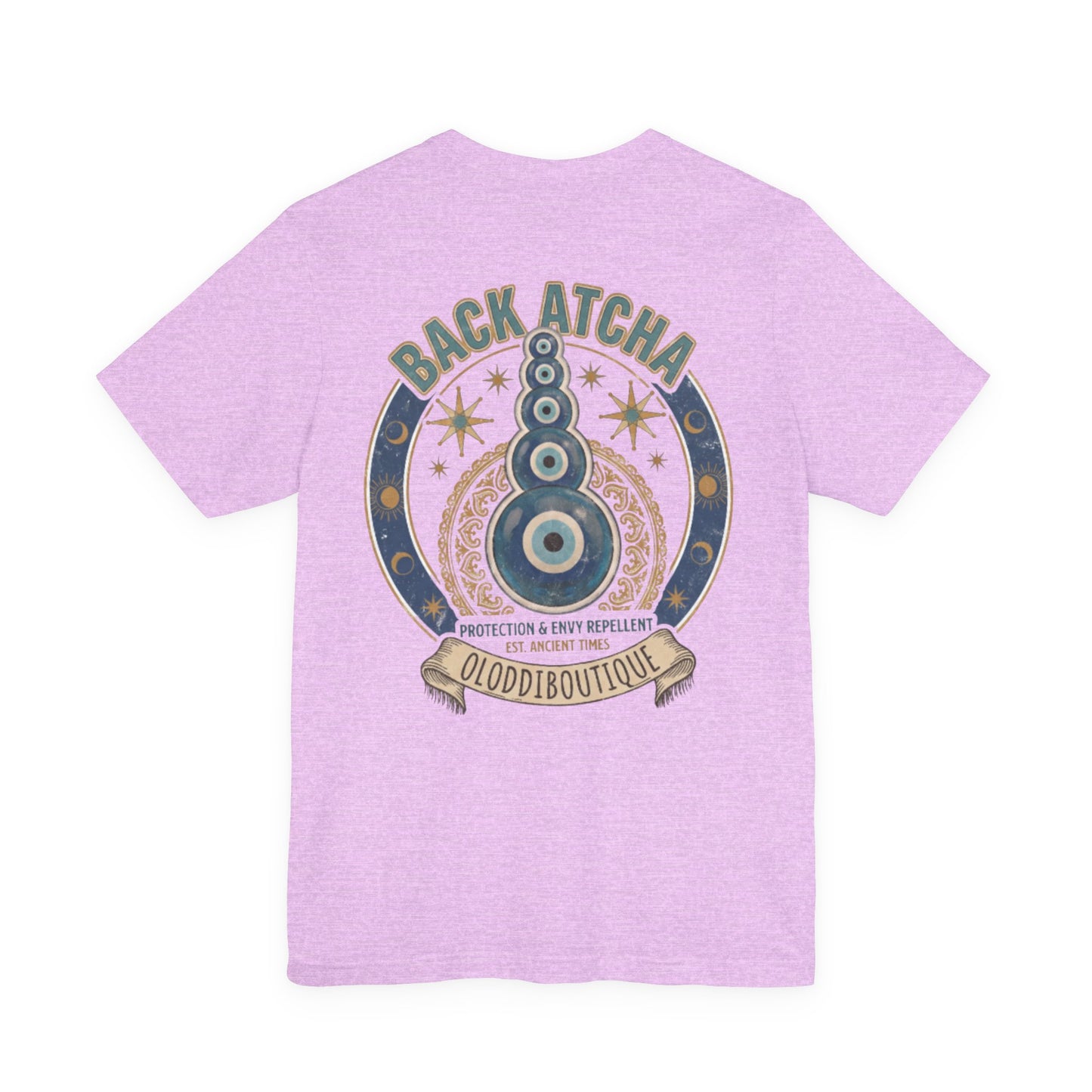 Back Atcha Evil Eye Tee — Protection & Energy Repellent Graphic T-Shirt