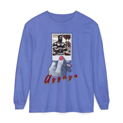Polaroid Aggayú (Agayu) Long Sleeve Tee for Devotee & Godparent! Orisha Polaroid Collection