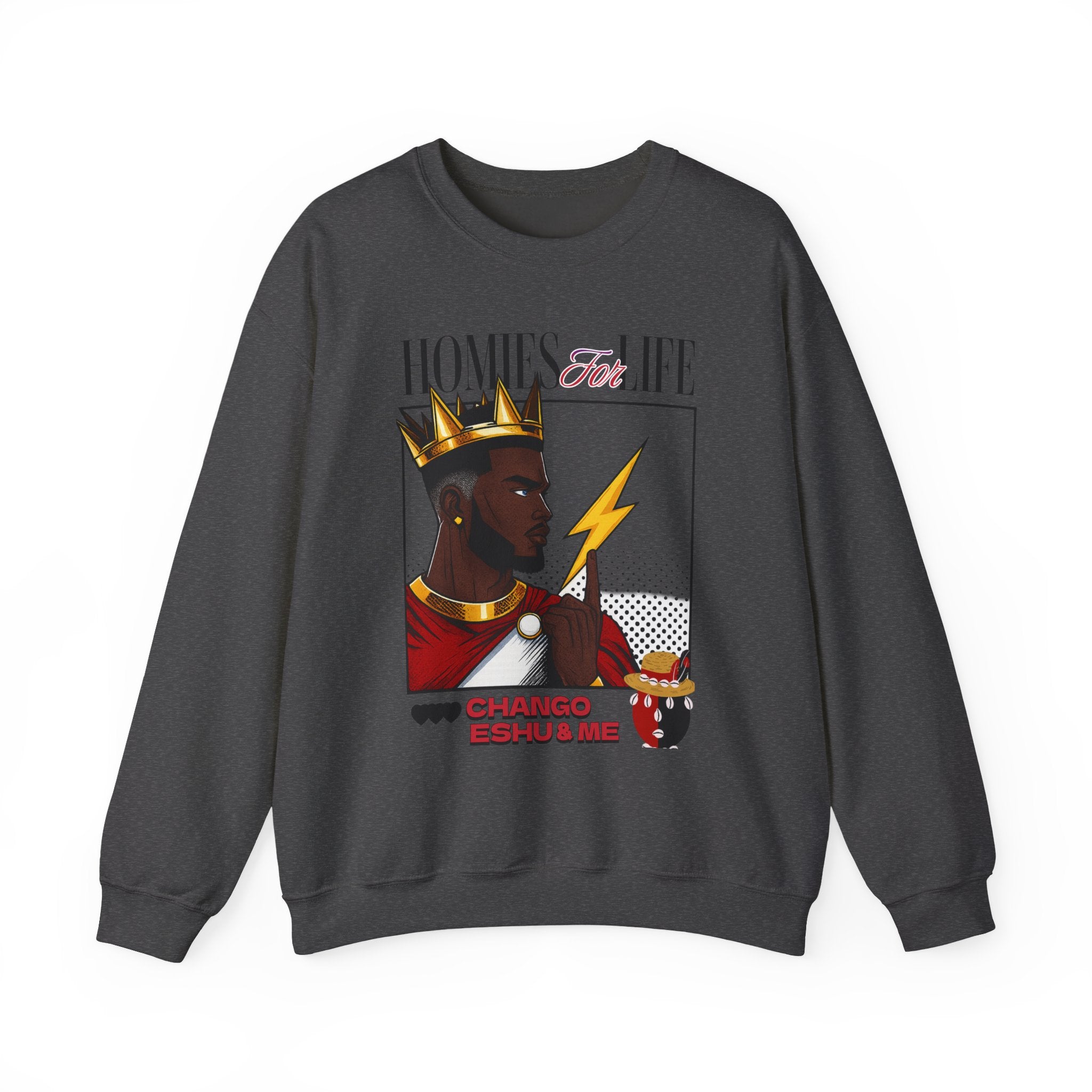 Homies for Life, CHANGO, ESHU, and Me Sweatshirt, Gift for Godparent or Devotee!
