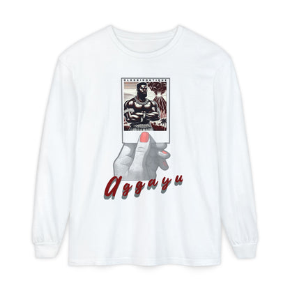 Polaroid Aggayú (Agayu) Long Sleeve Tee for Devotee & Godparent! Orisha Polaroid Collection
