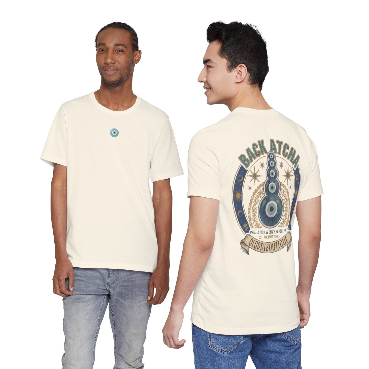 Back Atcha Evil Eye Tee — Protection & Energy Repellent Graphic T-Shirt