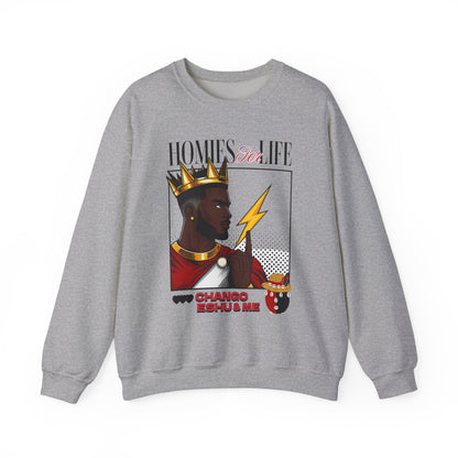 Homies for Life, CHANGO, ESHU, and Me Sweatshirt, Gift for Godparent or Devotee!