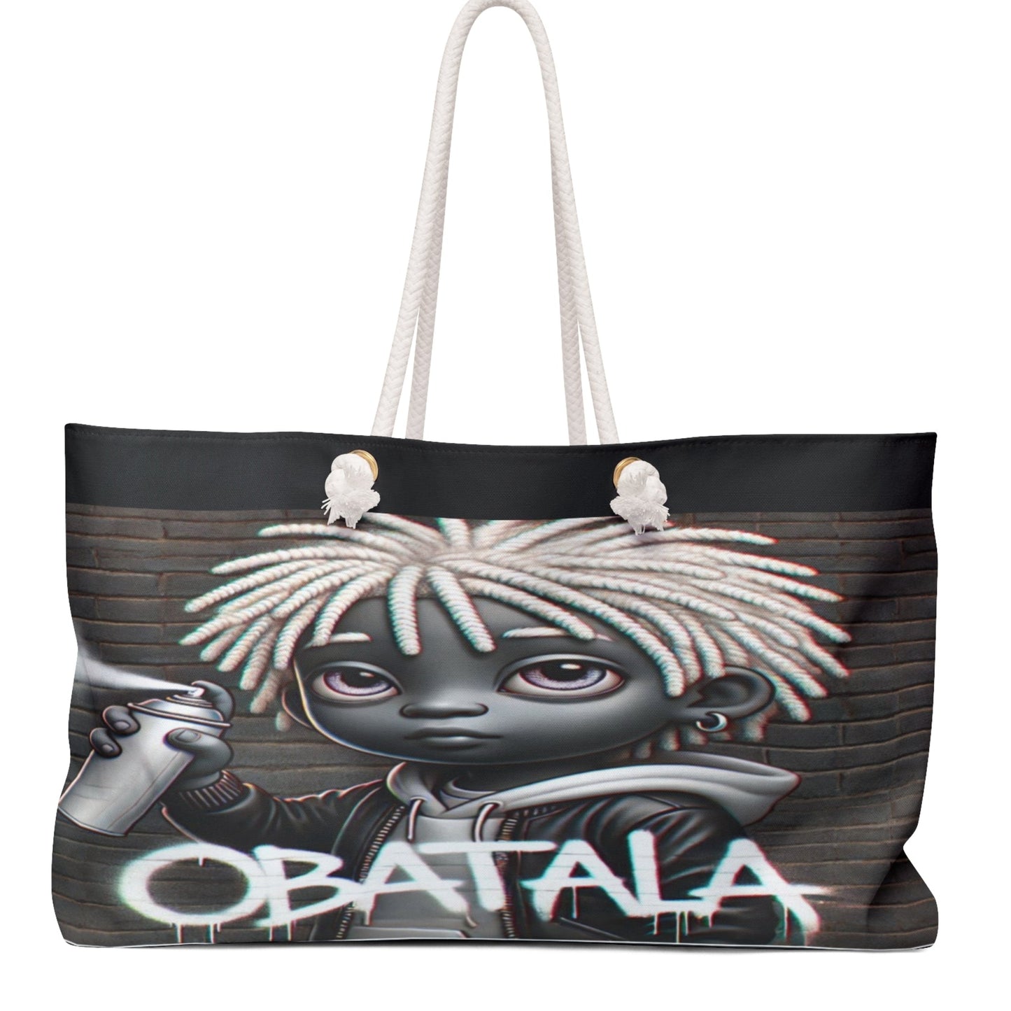 Orisha OBATALA weekender Bag | Stylish Ladies on the Go Bag, Gift for Devotee or Godparent! Maferefun Obatala!