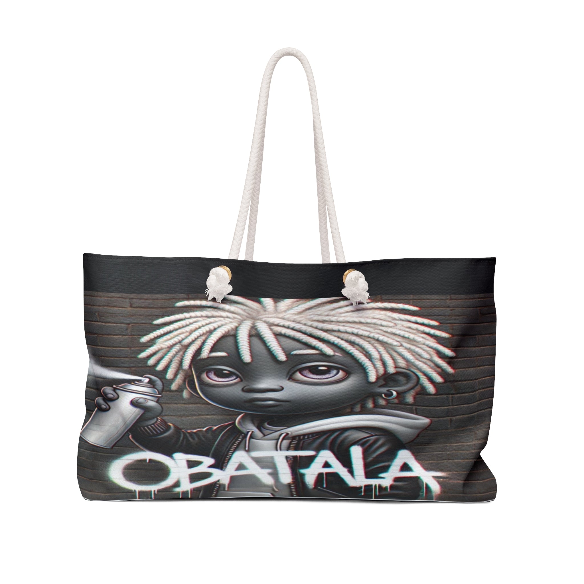 Orisha OBATALA weekender Bag | Stylish Ladies on the Go Bag, Gift for Devotee or Godparent! Maferefun Obatala!