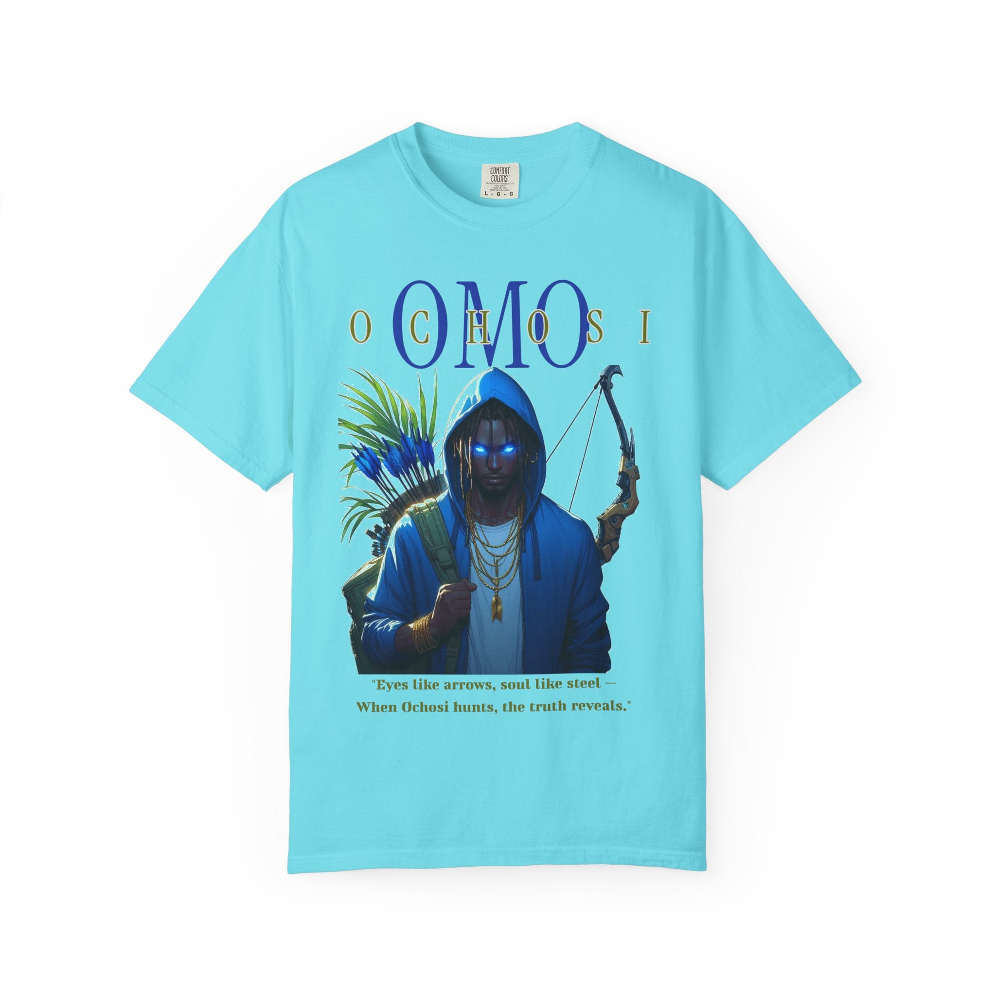 Omo OCHOSI Shirt, Afro-Spiritual Tee Gift for Godparent or Devotee , Orisha Inspired Comfort Colors T-Shirt