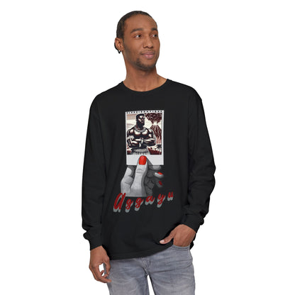 Polaroid Aggayú (Agayu) Long Sleeve Tee for Devotee & Godparent! Orisha Polaroid Collection