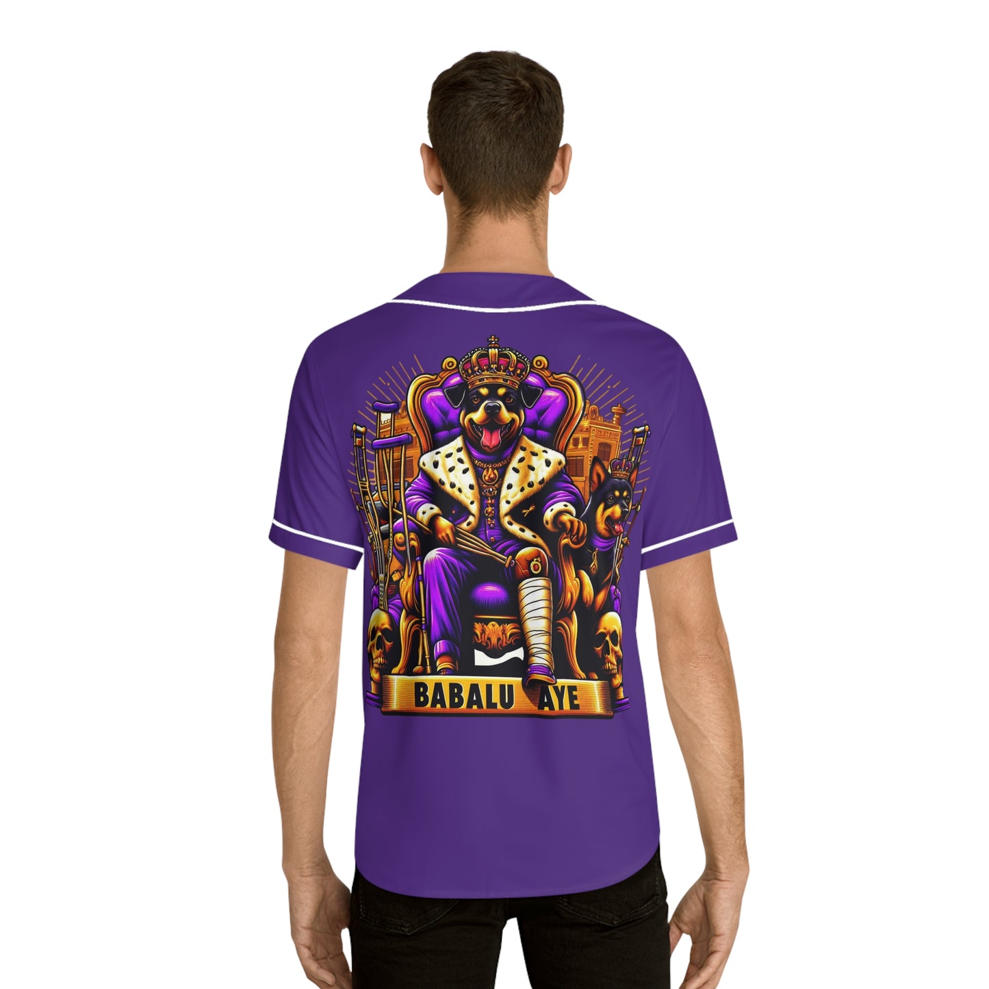 Ashe Babalu Aye "Royal Crowned Canine" Jersey - Orisha Urban Style | Gift for Devotee or Godparent