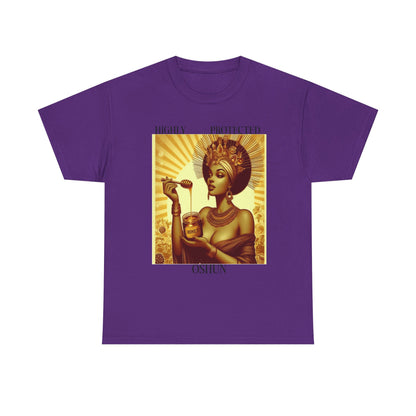 Highly Protected Oshun Tee, Spiritual T-Shirt, Goddess Apparel, Affirmation Shirt, Gift for Her, Boho Style Clothing