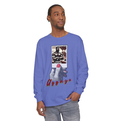 Polaroid Aggayú (Agayu) Long Sleeve Tee for Devotee & Godparent! Orisha Polaroid Collection