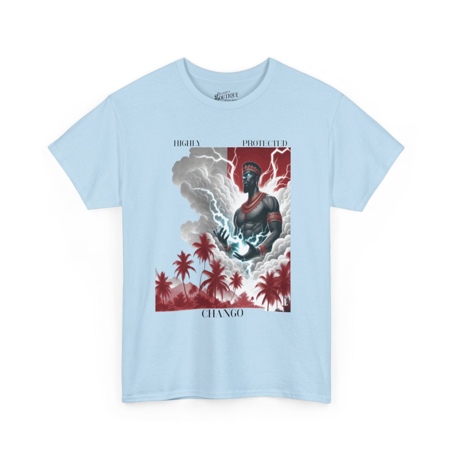 Highly Protected CHANGO Graphic Tee,Gift for godparent or Devotee, Ashe Chango Tshirt