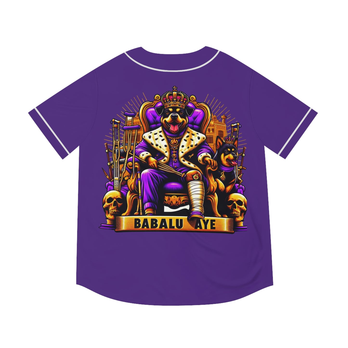 Ashe Babalu Aye "Royal Crowned Canine" Jersey - Orisha Urban Style | Gift for Devotee or Godparent