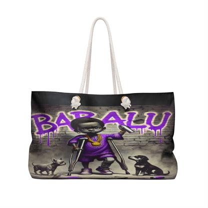 Orisha BABALU-AYE, Street Inspired Ladies Weekender Bag! Gift For Devotee Or GodParent!
