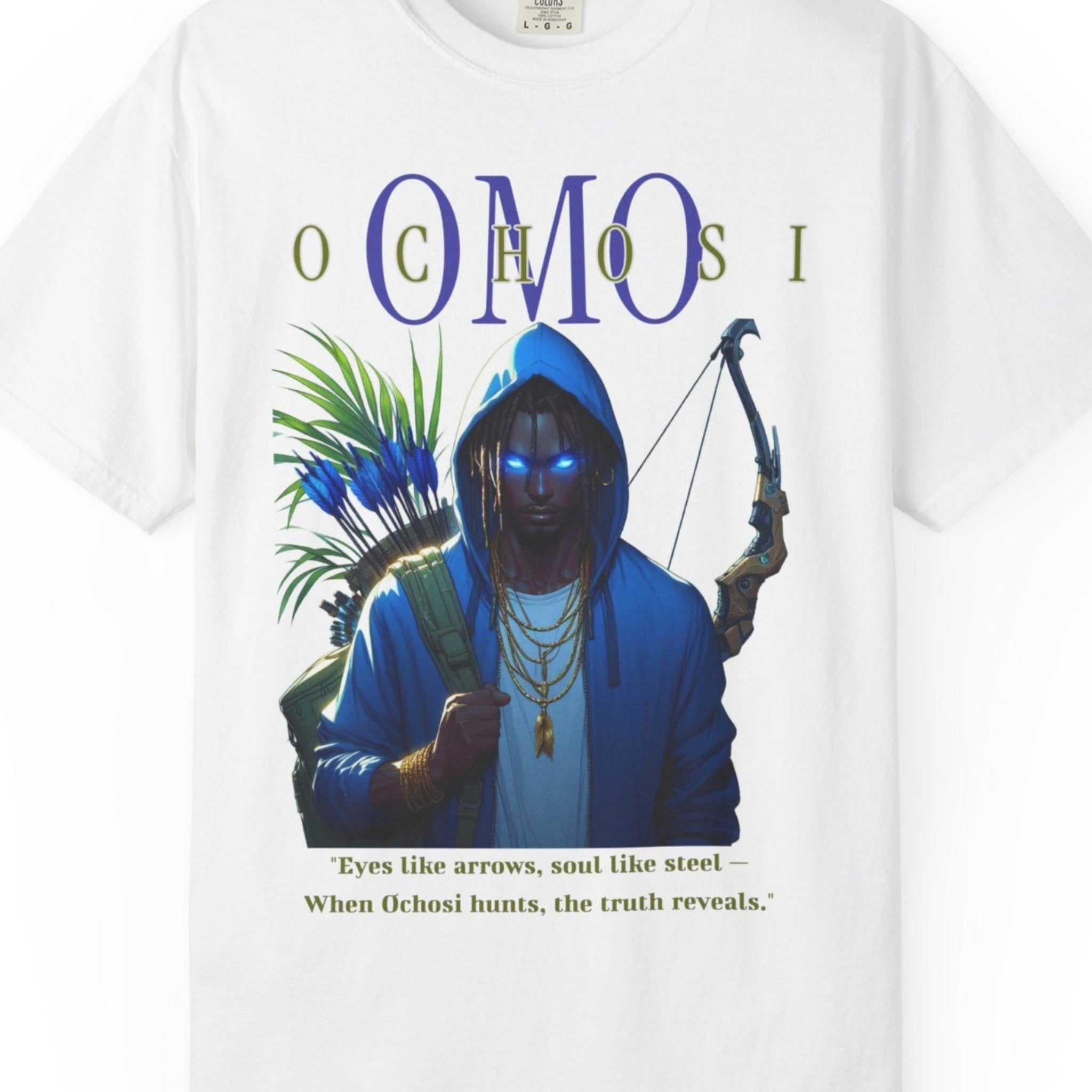 Omo OCHOSI Shirt, Afro-Spiritual Tee Gift for Godparent or Devotee , Orisha Inspired Comfort Colors T-Shirt