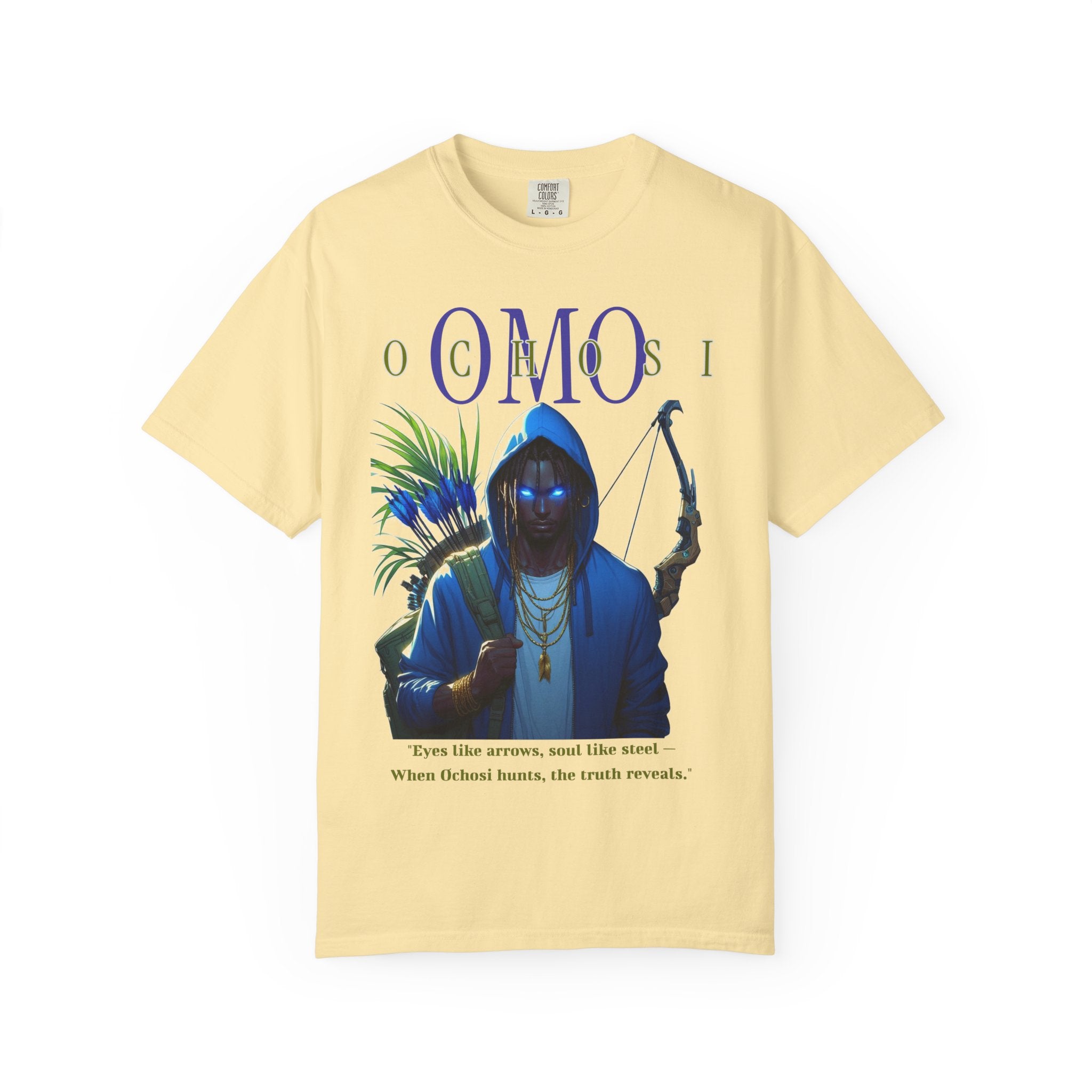 Omo OCHOSI Shirt, Afro-Spiritual Tee Gift for Godparent or Devotee , Orisha Inspired Comfort Colors T-Shirt