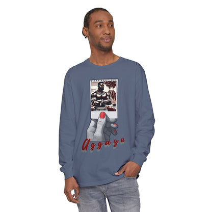 Polaroid Aggayú (Agayu) Long Sleeve Tee for Devotee & Godparent! Orisha Polaroid Collection
