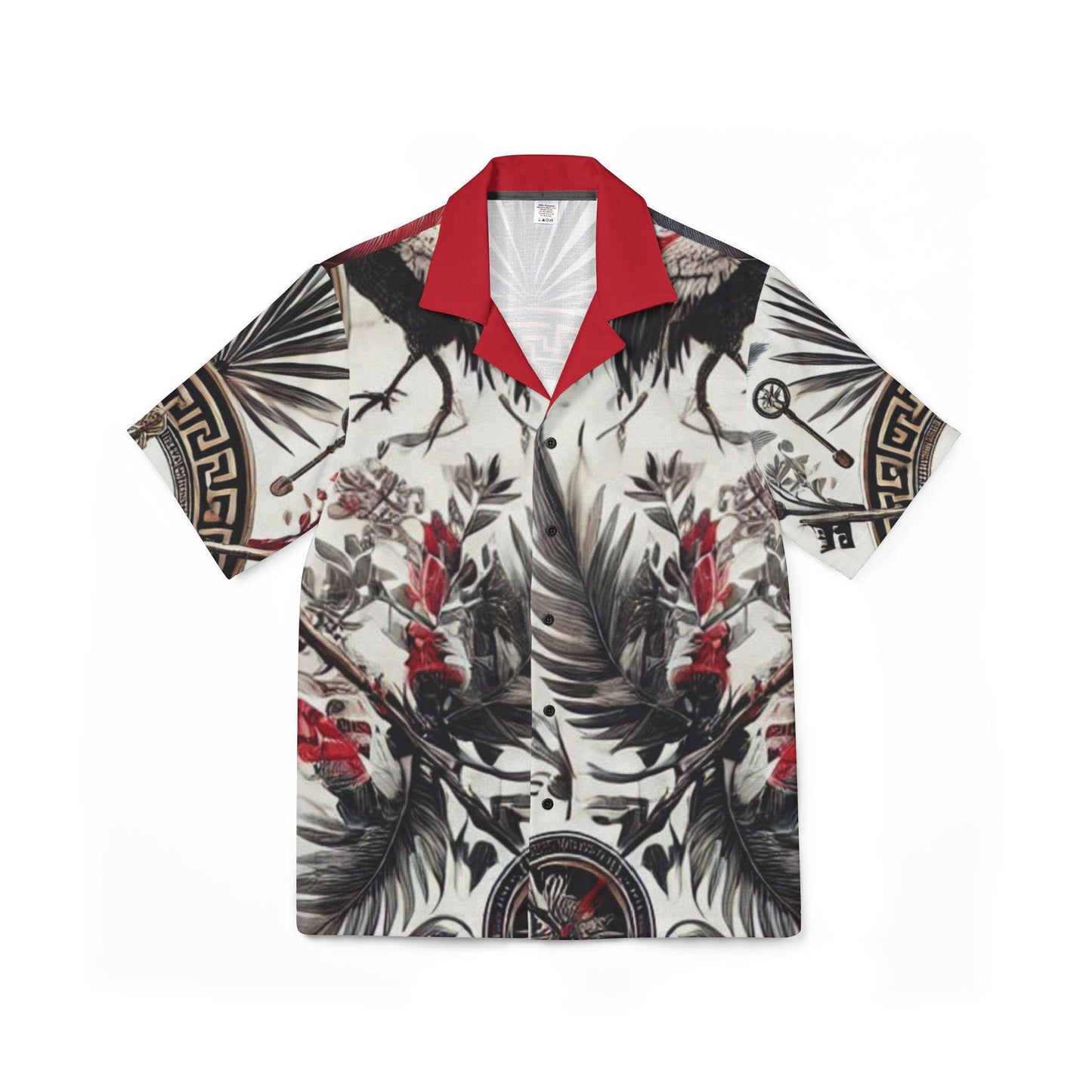 Orisha Ellegua Hawaiian Style Button Down Shirt - Gift for Devotee or Godparent