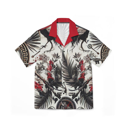 Orisha Ellegua Hawaiian Style Button Down Shirt - Gift for Devotee or Godparent