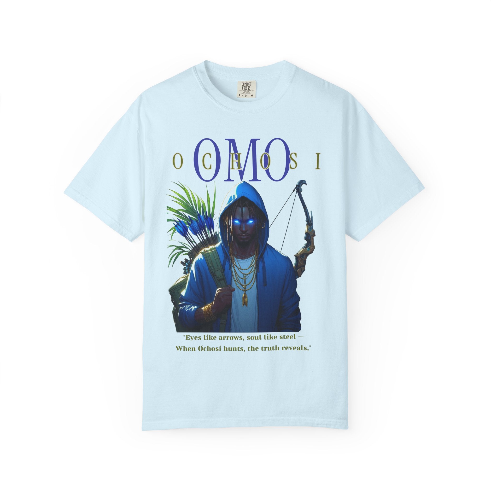 Omo OCHOSI Shirt, Afro-Spiritual Tee Gift for Godparent or Devotee , Orisha Inspired Comfort Colors T-Shirt