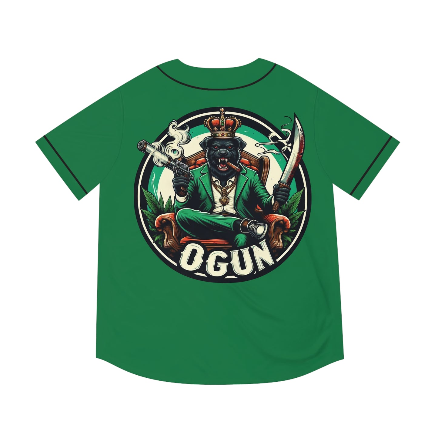 Ashé Oggún “Warrior Dog” Jersey – Orisha Urban Style | Gift for Devotee or Godparent