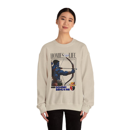Homies for Life, OCHOSI, ESHU, and Me Sweatshirt, Gift for Godparent or Devotee!