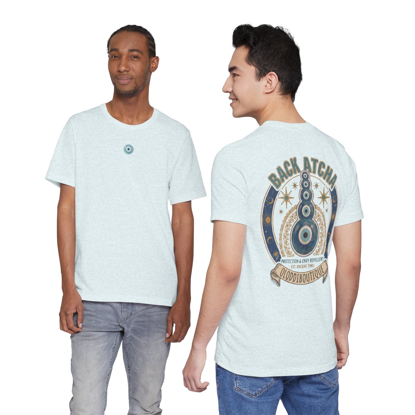 Back Atcha Evil Eye Tee — Protection & Energy Repellent Graphic T-Shirt