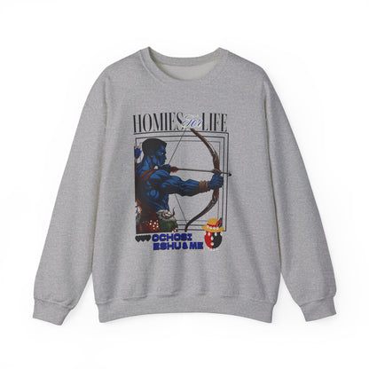 Homies for Life, OCHOSI, ESHU, and Me Sweatshirt, Gift for Godparent or Devotee!